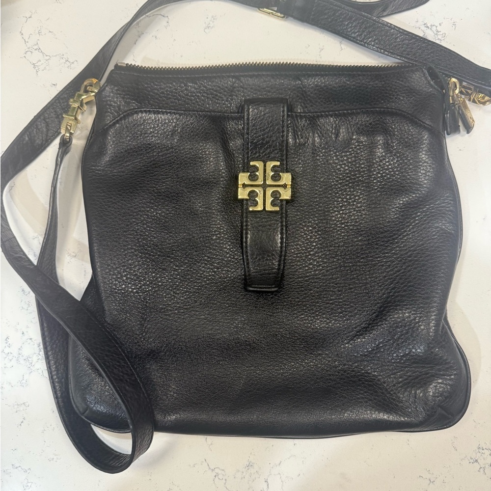 Tory Burch Black Leather Crossbody Bag